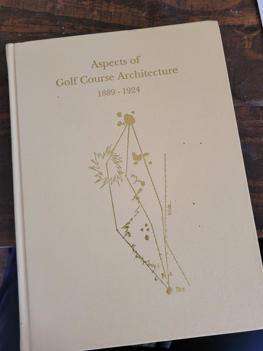 Here's an architecture book that isn't mentioned often but is a great read/addition to your shelves - Fred Hawtree's anthology of essays from Colt, Mackenzie, Fowler, Braid, Low, Hutchinson...
As with Paul Daley's superb architecture series, there is much wisdom within.