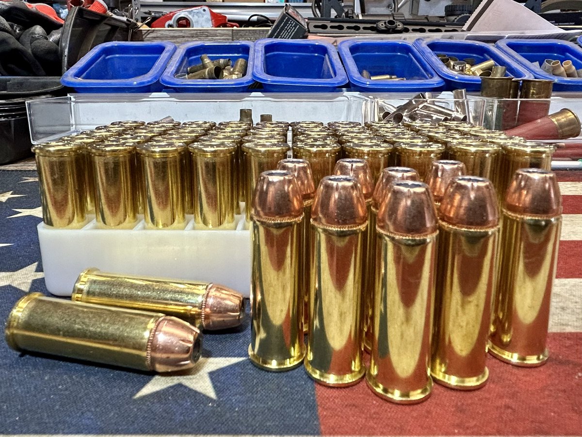KyRangeTime's tweet image. .44mag, fresh off the press!

#hornadyxtp #starlinebrass #reloading #kyrangetime