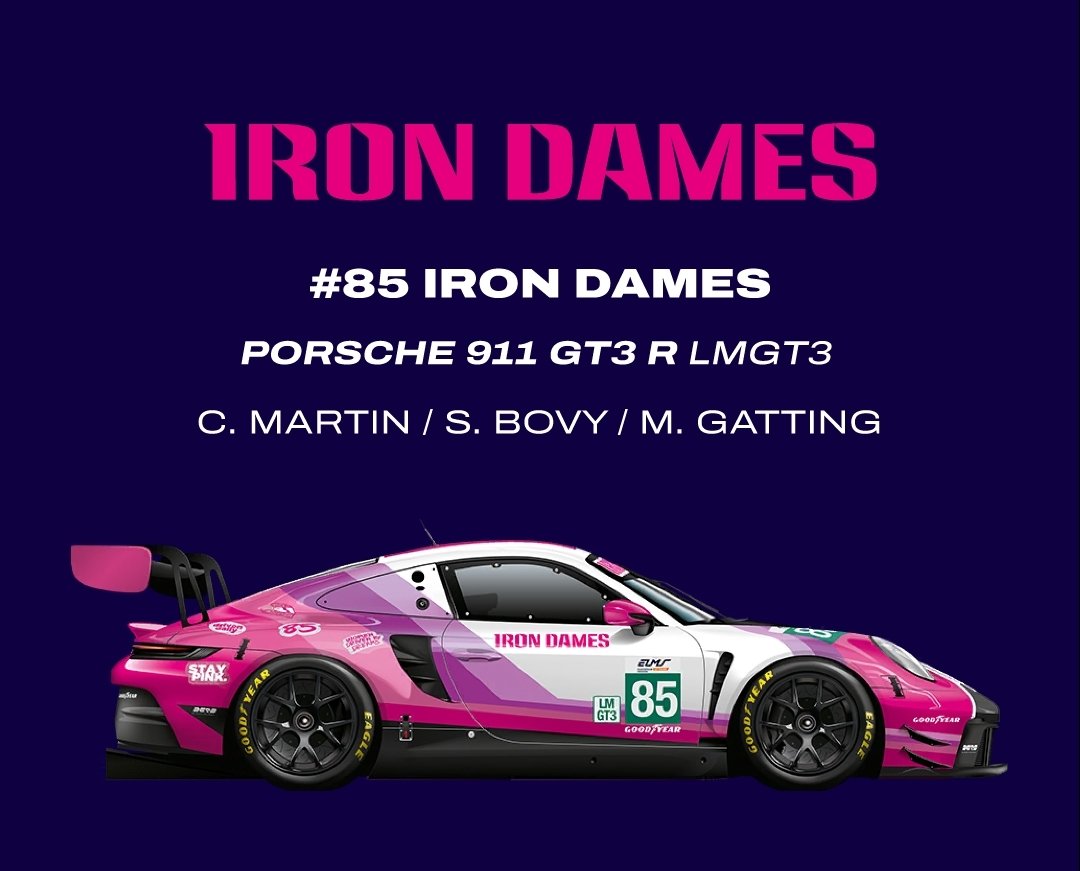 Jeff69cpl's tweet photo. My picks this 2025 in #ELMS 

🟢 LMGT3 Class

Of course I support the #911GT3R customer teams #ProtonCompetition 🇩🇪 and #IronDames 🇮🇹 😎 https://t.co/Ufq3RtFMza