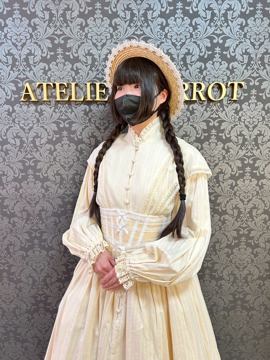 き1 ヴィクトリアンメイデン　ロングワンピース バッスル　ドレス　白　レース Victorian maiden - き1 ヴィクトリアンメイデン ロング