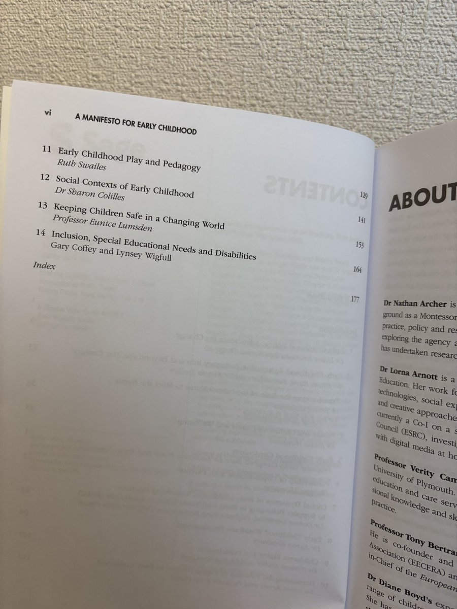It’s been a pleasure &amp; privilege to have been asked to co-write a chapter on #inclusion &amp; #SEND with <a href="/lynseywigfull/">Lynsey Wigfull</a> in A Manifesto for Early Childhood 🥳

It’s fantastic to see it published alongside other great authors! Thanks to 
<a href="/AaronTeamEC/">Dr. Aaron Bradbury</a>, <a href="/SwailesRuth/">Ruth Swailes</a> &amp; <a href="/PhilippaThomps4/">Philippa Thompson</a> 🙌