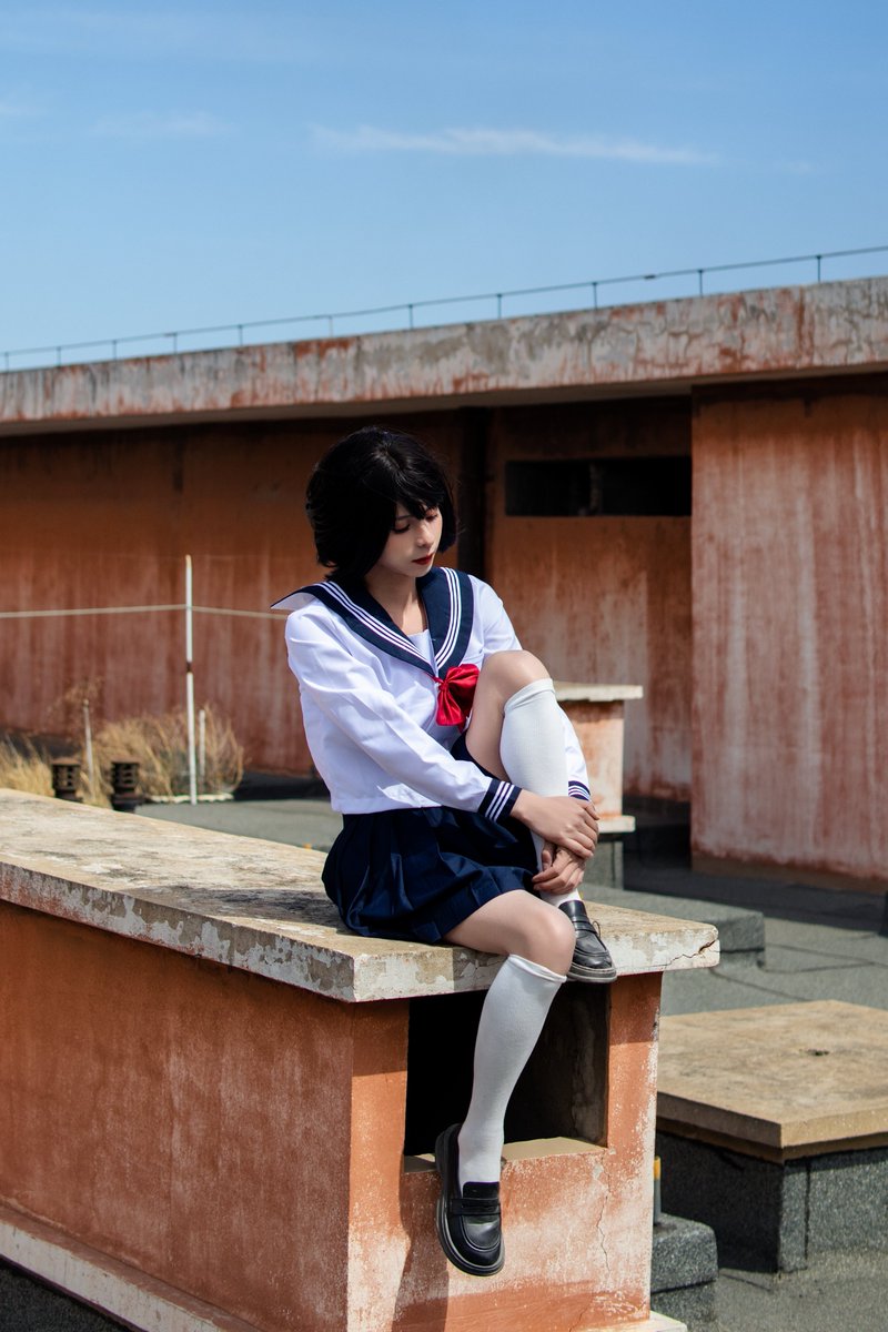 Mu_Mumu22's tweet photo. 废墟天台的水手服少女~~
（小钰身材可太好了，几乎不用修就能出片了🥹）
Model: @xiaoyu_shibari 
#portrait #男の娘 #男娘 https://t.co/qRf5iwCvld
