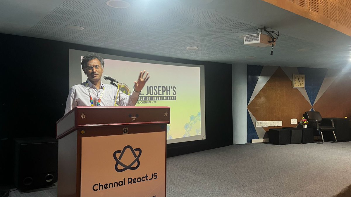 Chennai React tweet media