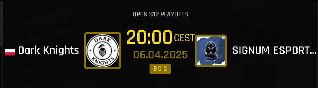 Dzisiaj meczyk na SIGNUM ESPORT o 20:00 czasu jakiegoś. Mam nadzieję że wygramy, a jak nie (co się nie zdarzy) to będzie wymówka, że nie chcieliśmy robić przykrości i zostawiać samych naszych koleGUF z <a href="/aimlabnnd/">aimlabnicniedaje</a>, <a href="/wydrantpl/">Wydrant</a> oraz <a href="/efesportsclub/">EasyFrags Esports Club 💙 #DeathWish1974Fans</a> &lt;3 GLHF