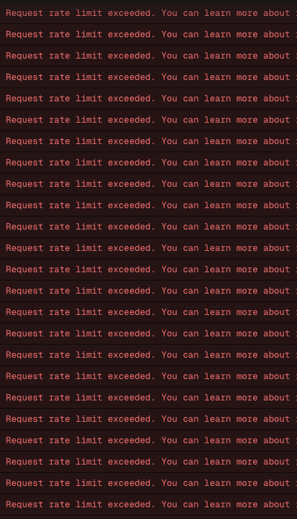 DDOS attack screenshot