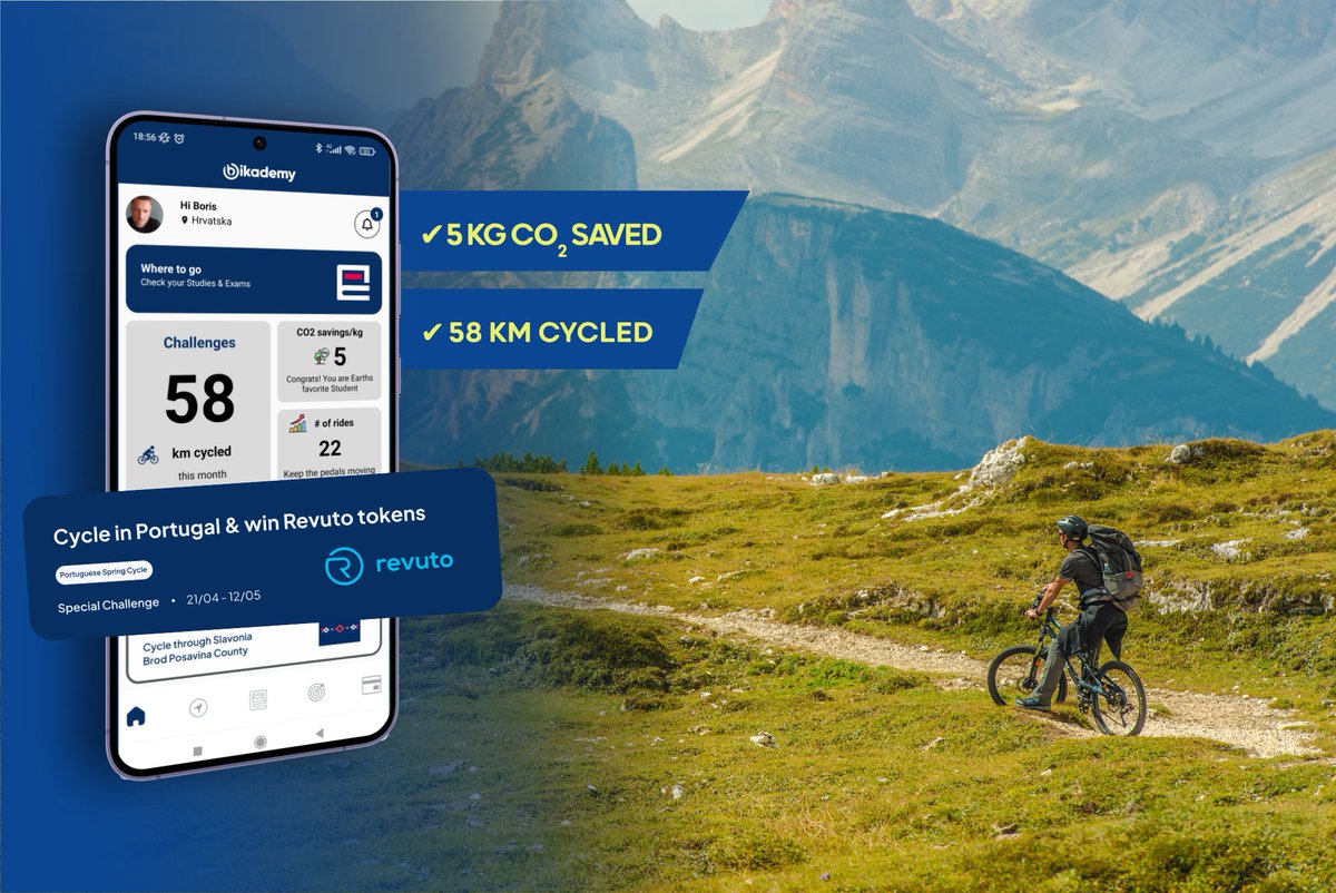 🌸 Portugal’s Spring is calling! 🇵🇹🚴‍♂️

Join the #PortugueseSpringCycle from April 21st to May 12th, track your rides, and earn Revuto tokens!

Let’s make every kilometer count. 💪

Learn more - bikademy.com/portuguese-spr…

#Bikademy #Revuto #Cycling #cycle #Portugal #bike #ride