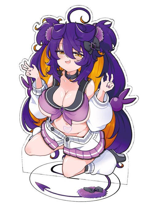 【告知】4/19 Pretty Bomb! 11に参加します。
仕事が急に忙しくなり新刊は用意できませんでしたが、サキュバスギャルプルーンのアクスタを頒布予定です。
スペースno.L18 D.M.E(ディーエムイー)でお待ちしてます。多分こんな感じになってくれると思います。 