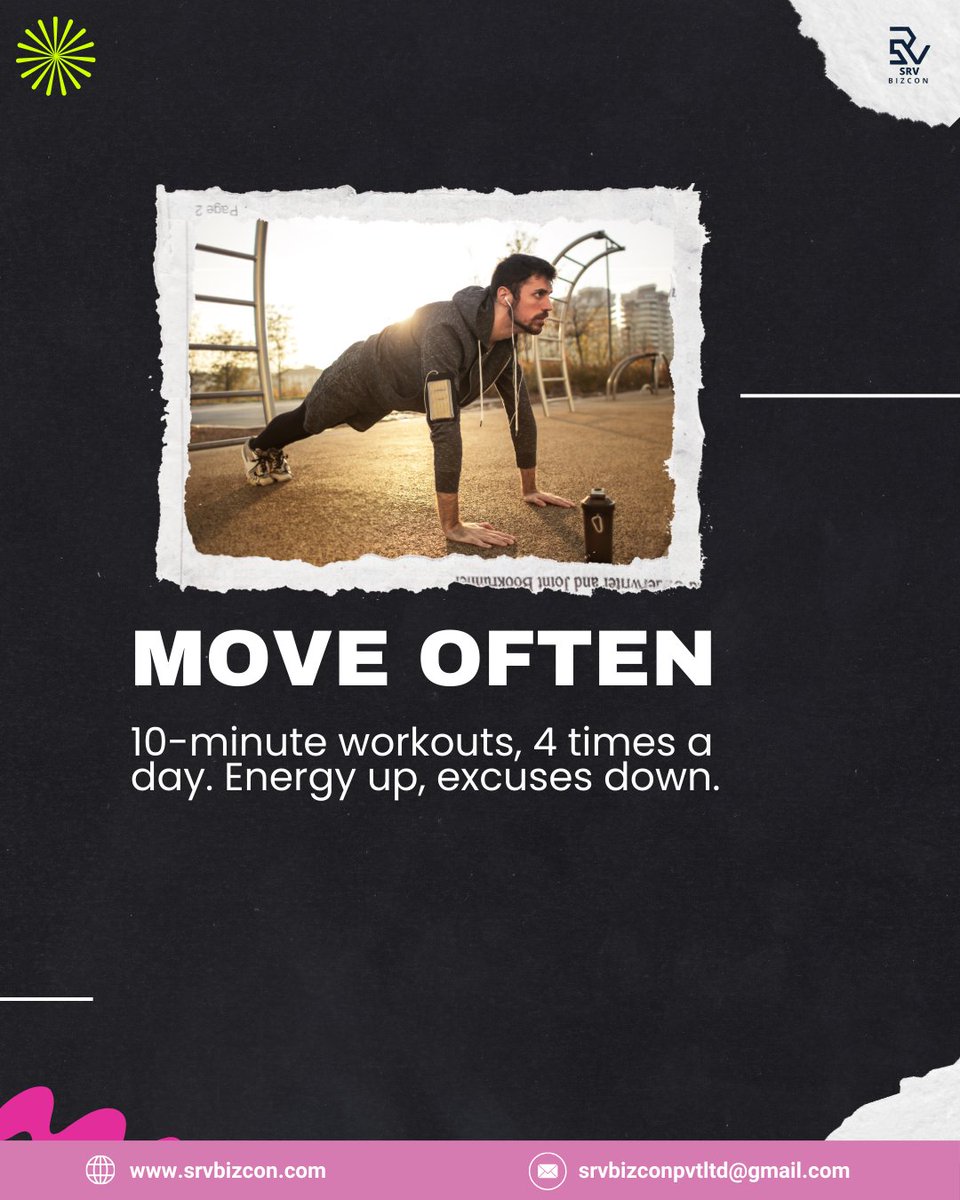 srvbizcon's tweet image. Small daily habits, big #lifetimereturns.
The #bestinvestments are free your #time, your #health, your #hustle.

#DailyHabits #LifeInvestments #SelfGrowth #MindsetMatters #HealthyLifestyle #ReadMoreBooks #FitnessGoals #SideHustleLife #InvestInYourself #SRVBizconPvtLtd