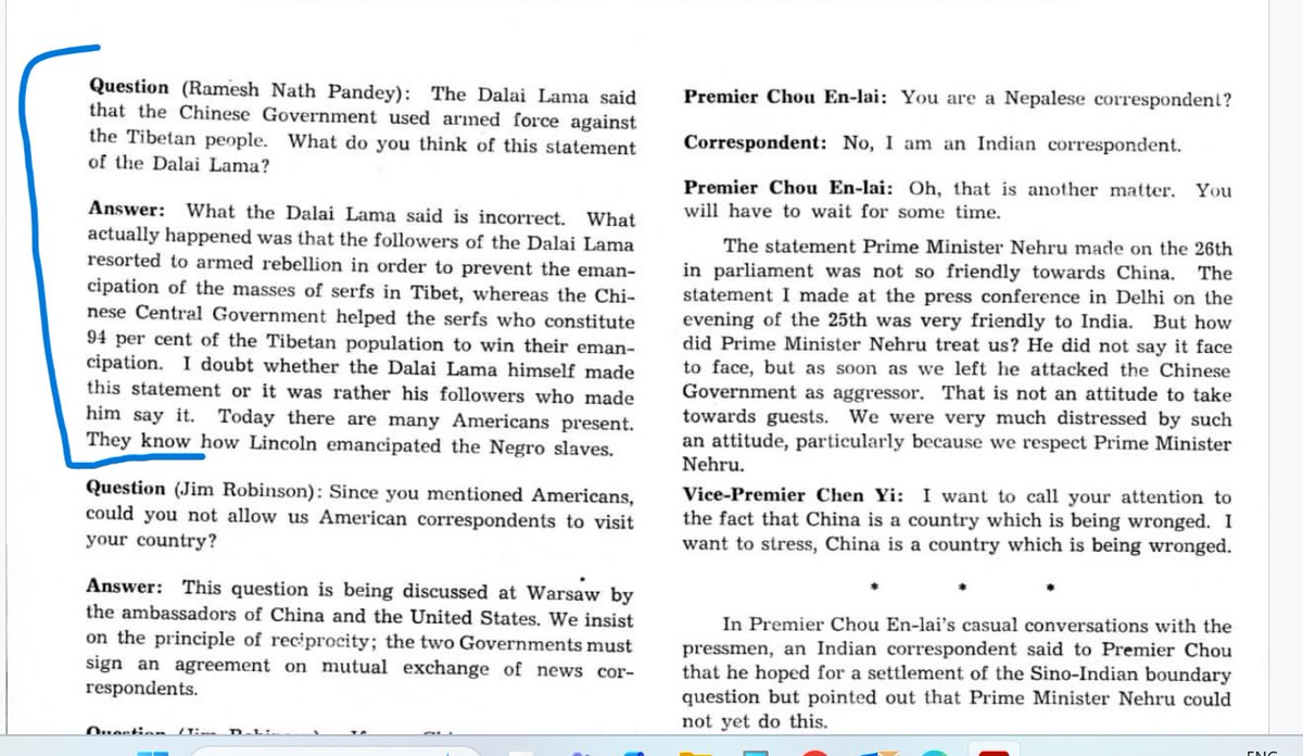 Dr. Nishchalnath Pandey (@nishchalnath) on Twitter photo Came across this historic gem printed in Peking Review of Premier Chou En Lai and Marshall Chen Yi's press meet in April 1960. <a href="/rameshnathpande/">Ramesh Nath Pandey</a> as a very young reporter had asked pointed questions answered calmly by PM Chou. Alas, our journalists today r political party activists Came across this historic gem printed in Peking Review of Premier Chou En Lai and Marshall Chen Yi's press meet in April 1960. <a href="/rameshnathpande/">Ramesh Nath Pandey</a> as a very young reporter had asked pointed questions answered calmly by PM Chou. Alas, our journalists today r political party activists