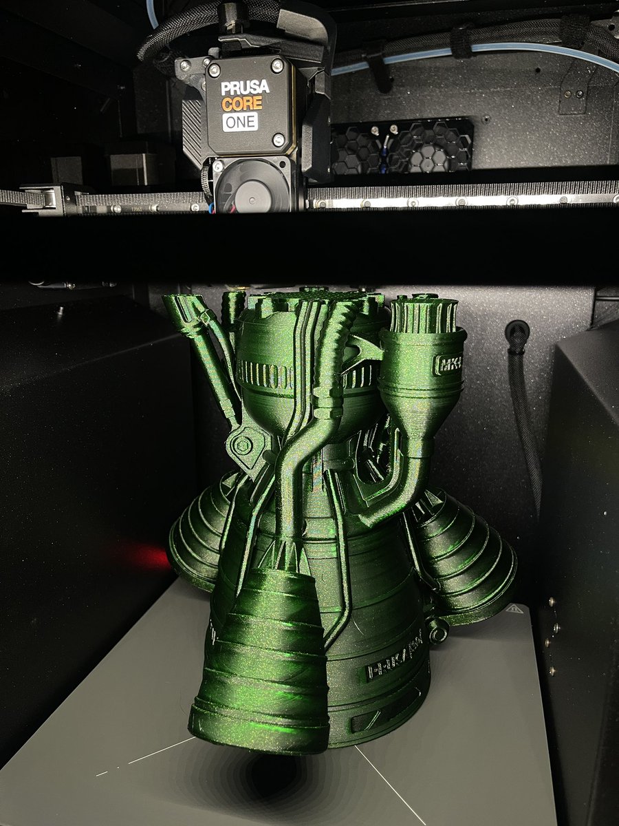 I believe Diana is performing quite well. Gonna call the <a href="/Prusa3D/">Prusa3D</a> CoreOne Kit assembly a success ❤️