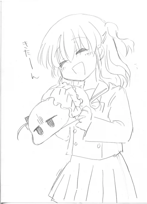 春は桜(ツチノコ)餅を食す喜多ちゃん
#ぼっち・ざ・ろっく 
