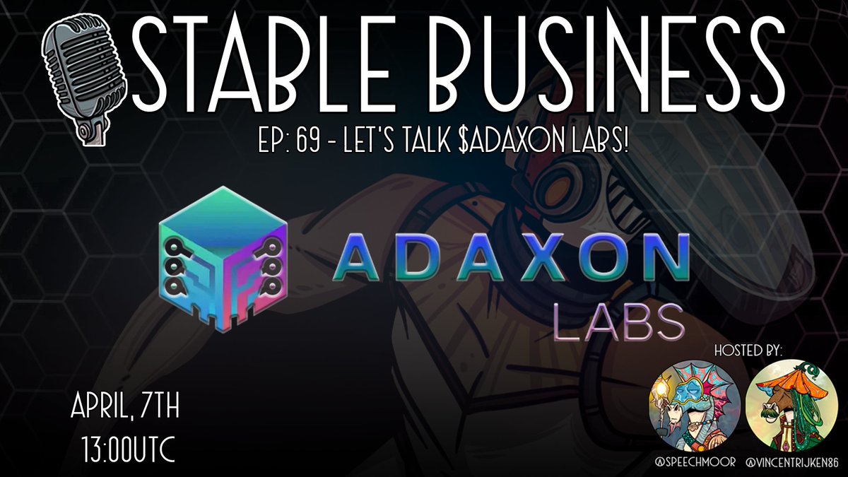 📢 Stable Business: EP69 – Let’s Talk <a href="/adaxon_labs/">Adaxon</a>

🎁 On 4/7, 13UTC, we'll dive into updates from ADAxon about federated learning, privacy, &amp; chatbots!

🌍 We'll also provide details about our collaboration &amp; private sale on 4/9, 16UTC

Space 👉x.com/i/spaces/1mnxe…