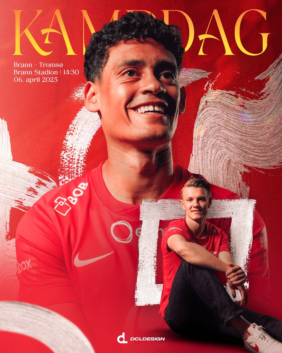 Årets første hjemmekamp! 🏟️

Kampdag 02 🎨
Brann - Tromsø 🔴

Likes og Retweets settes stor pris på 🙏