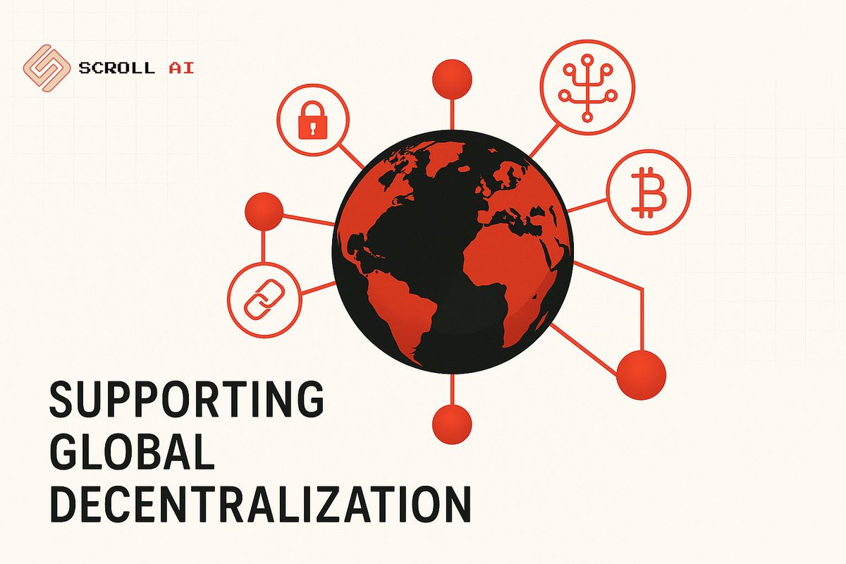 ScrollAICoin's tweet photo. Supporting Global Decentralization

🔥 Scroll AI team isn’t just building tools — we’re helping to decentralize the future!

Intelligence should be free. Borders should be broken. Power should be shared 🤘.

That’s why we stand for:

⚡️ Open infrastructure
🌐 Permissionless AI
🧠 On-chain intelligence
🌍 True global access

👉 The world is watching — we’re building. Check it out: https://t.co/2DOWYk67Xe

🛠 Supporting Global Decentralization Is Our Mission!

#ScrollAI #Web3AI #Permissionless #ScrollChain #FutureIsNow