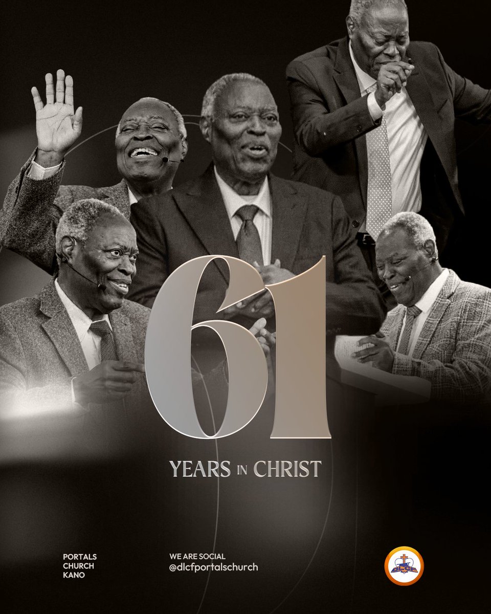 61 Years of Impact. 61 Years of Grace.
Today, we celebrate our Father in the Lord, Pastor W.F. Kumuyi—a man whose walk with God has spanned over six decades, transforming lives and nations with truth, holiness, and uncompromising faith.

Thank you for saying yes to God,