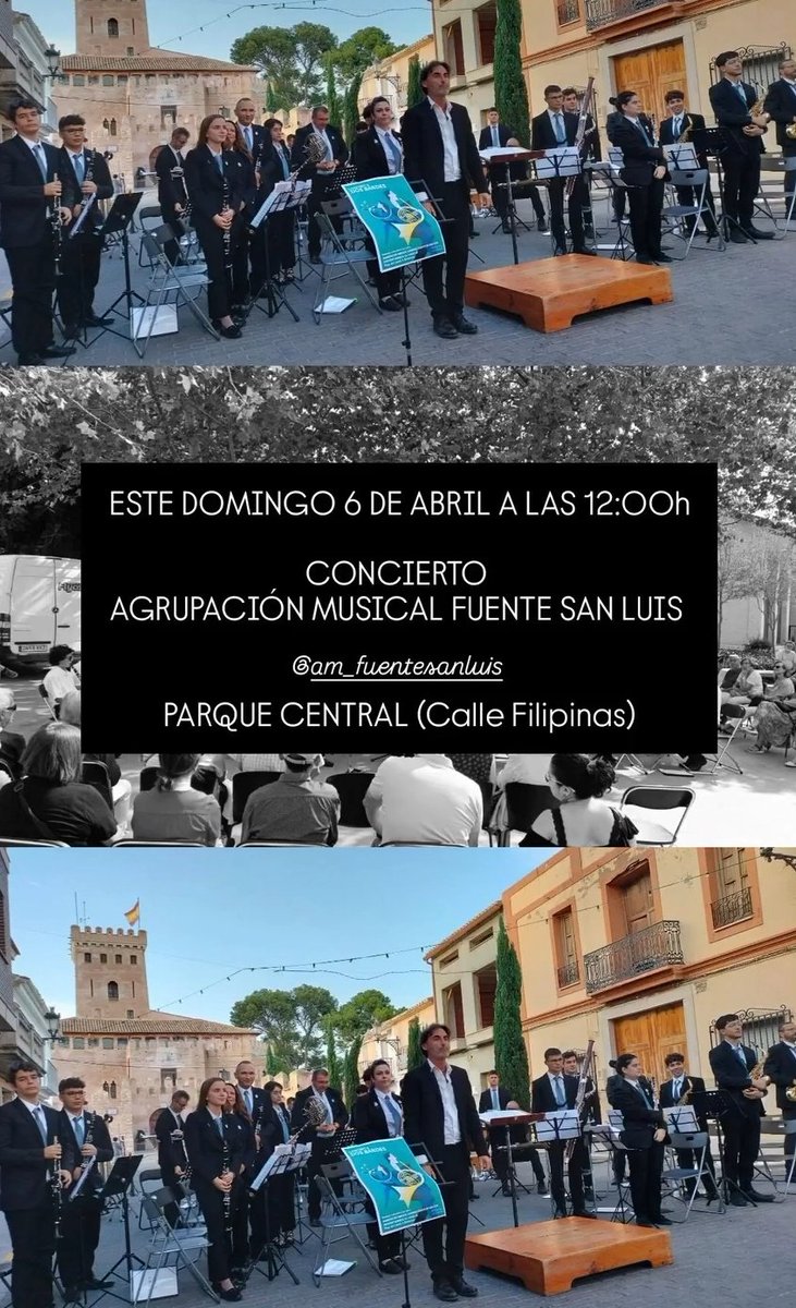 Hoy a las 12:00 celebraremos nuestro segundo concierto del fin de semana, en el #ParcCentral de #Valencia ⛲ de la mano de nuestra Banda Titular dirigida por Dídac Bosch ❤️🎵

<a href="/CESociedadesM/">CESM</a> <a href="/FSMCV/">FSMCV</a> <a href="/cosomuval/">La Coordinadora</a> <a href="/AjuntamentVLC/">Ajuntament València</a>