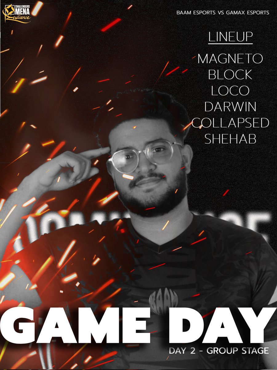BAAMEsports's tweet image. 🔫 Game Day 🔫
And our men are ready:
@MagnetoVLR 
@BlockVALO 
@LocoEUU 
@Darw1nx 
@zo3b00l 
⏳️ 8 pm
🖥 twitch.tv/valorantesport…