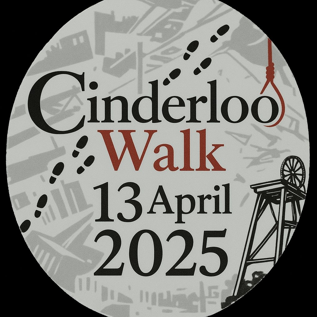 Join us next Sunday (13 April) for the Cinderloo Commemorative Walk in Telford.
Meet 10:30am at the Miners’ Memorial, Town Park.
Walk the new route, hear the story, honour the legacy.
#CinderlooUprising #Telford #HistoryWalk #Cinderloo1821