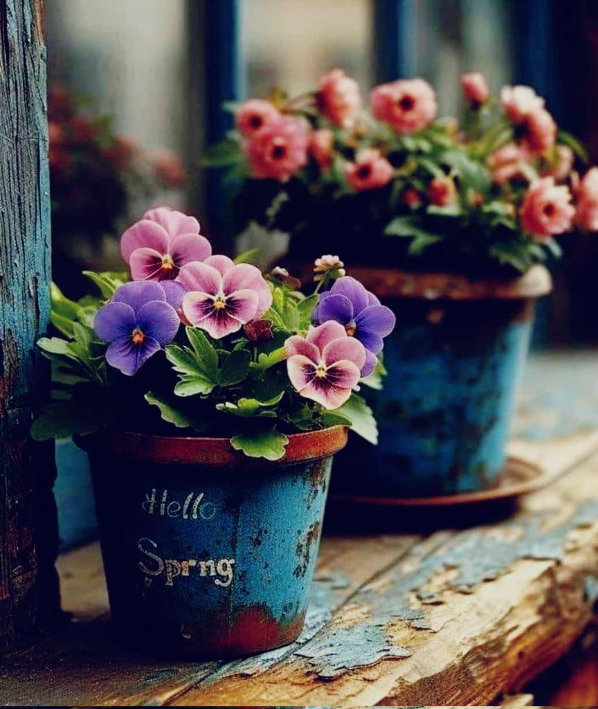 Cam kenarına fesleğenler koydum, 
Ömrüne selam ruhuna hediye ettim..