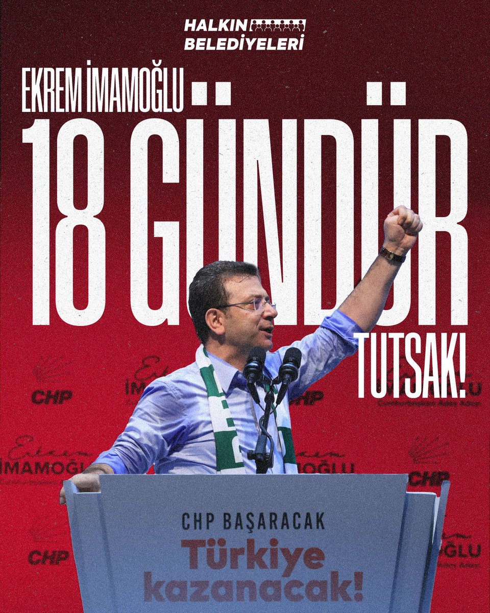 Milletin iradesini yok saymayın artık..!
#freeimamoglu