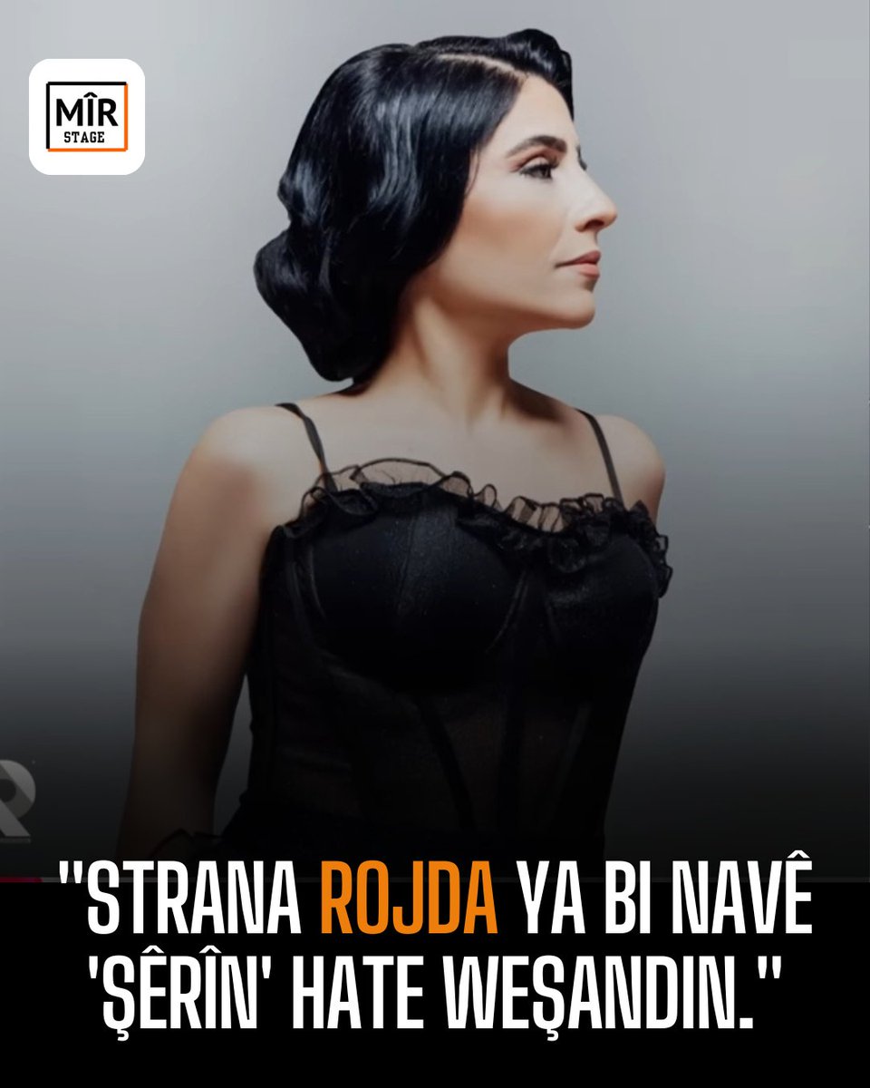 "Strana <a href="/RojdaSenses/">Rojda</a> ya bi navê 'Şêrîn' hate weşandin."

🎧: youtu.be/9x6dBktXMr4?si…