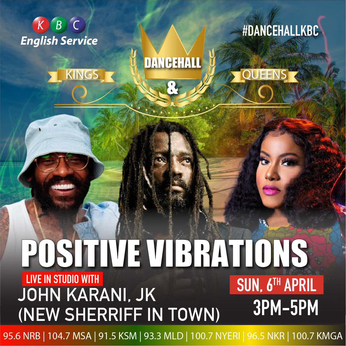 KBC English Service (@kbcenglish) on Twitter photo Dancehall Kings and Queens 3pm - 5pm. Join your New Sherriff in town <a href="/johnkaranijk/">JOHN KARANI JK</a> <a href="/kbcenglish/">KBC English Service</a> for sweet reggae tunes. Goodtimes are back.
#DANCEHALLKBC Dancehall Kings and Queens 3pm - 5pm. Join your New Sherriff in town <a href="/johnkaranijk/">JOHN KARANI JK</a> <a href="/kbcenglish/">KBC English Service</a> for sweet reggae tunes. Goodtimes are back.
#DANCEHALLKBC