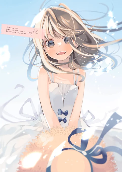 #白の日 だいたいどの絵も白っぽいけど 