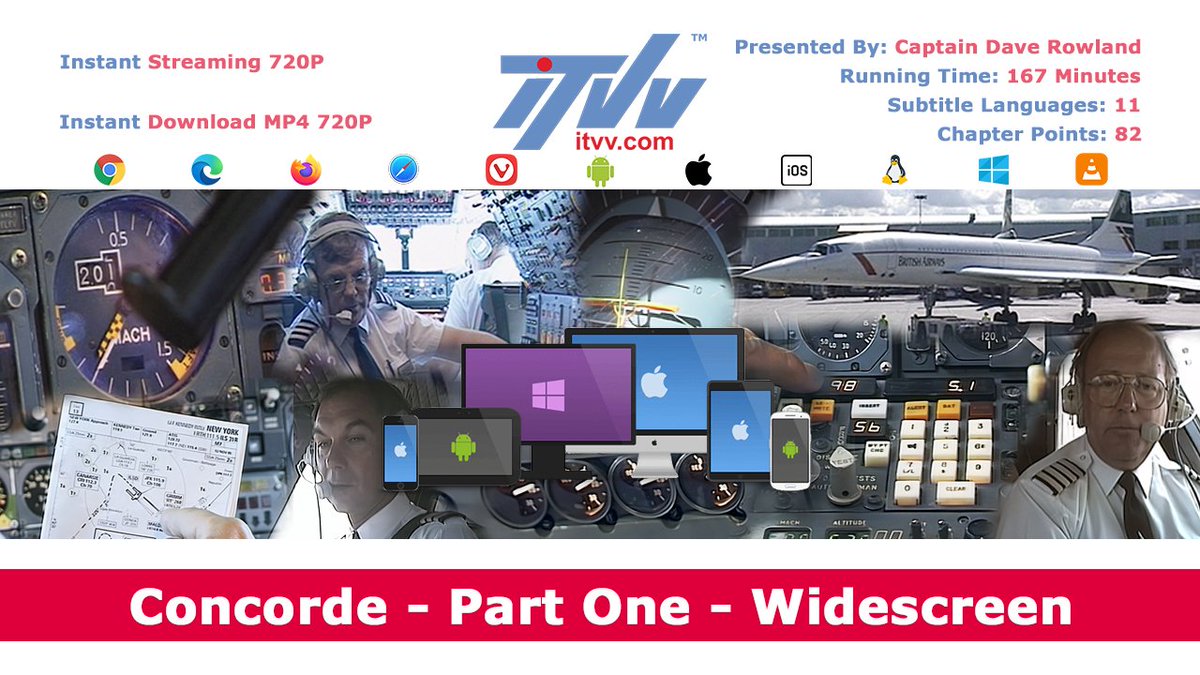 ITVV's tweet image. ITVV – NEW - APRIL 2025 - Concorde - Part One - 2 Hour 47 Minutes

MP4 Downloads and Online Streaming - Digitally Remastered to Widescreen (16:9)

Concorde Promo: itvv.com

MP4 Download: itvv.com/twitter-dl-502…

Online Streaming: itvv.com/twitter-sm-502…