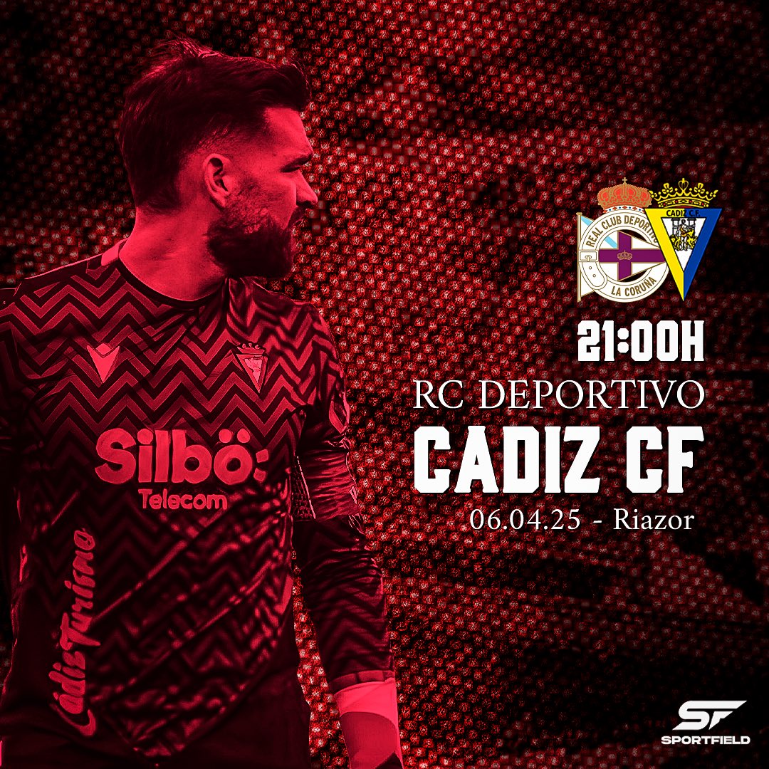 Matchday! <a href="/Cadiz_CF/">Cádiz Club de Fútbol</a>

 🆚 RC Deportivo 
 🏟 Riazor
 ⌚ 21:00
 📺 #laligaTVHypermotion