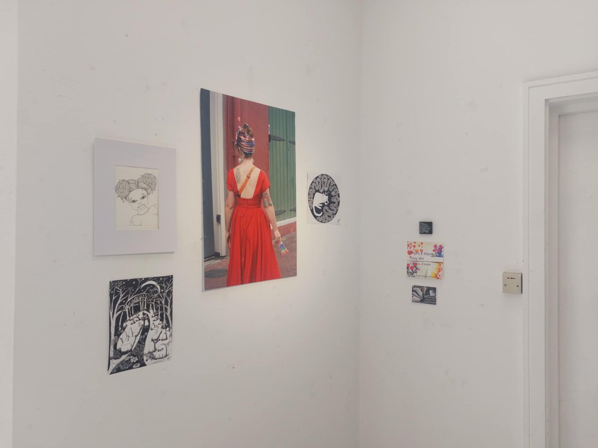 We launched last night and had a ball - art exhibition by two female artists at Cass Art Kingston UK