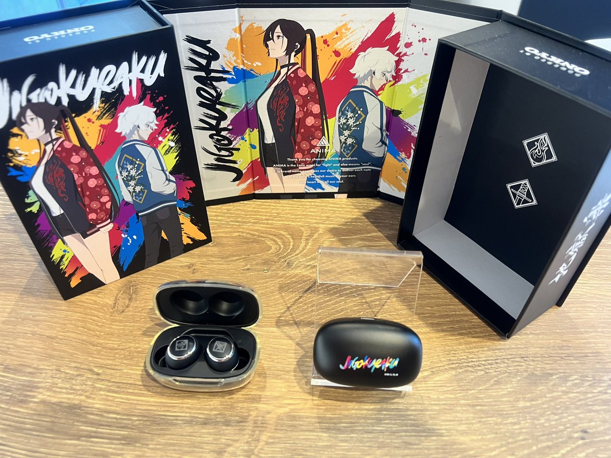 TVアニメ『#地獄楽』新規録り下ろしボイス搭載ワイヤレスイヤホンご