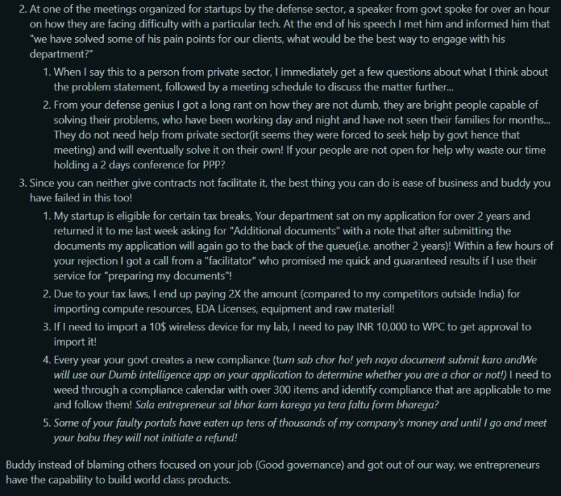 ankituttam's tweet image. 𝗥𝗮𝗻𝘁 𝗼𝗳 𝗮 𝘀𝗲𝗺𝗶𝗰𝗼𝗻𝗱𝘂𝗰𝘁𝗼𝗿 𝘀𝘁𝗮𝗿𝘁𝘂𝗽 𝗳𝗼𝘂𝗻𝗱𝗲𝗿 𝗼𝗻 𝗣𝗶𝘆𝘂𝘀𝗵 𝗚𝗼𝗲𝗹&apos;𝘀 𝗿𝗮𝗻𝘁 about Indian startups not doing anything in DeepTech. 👇

#Deeptech #startup #PiyushGoel #India #China #StartupMahakumbh