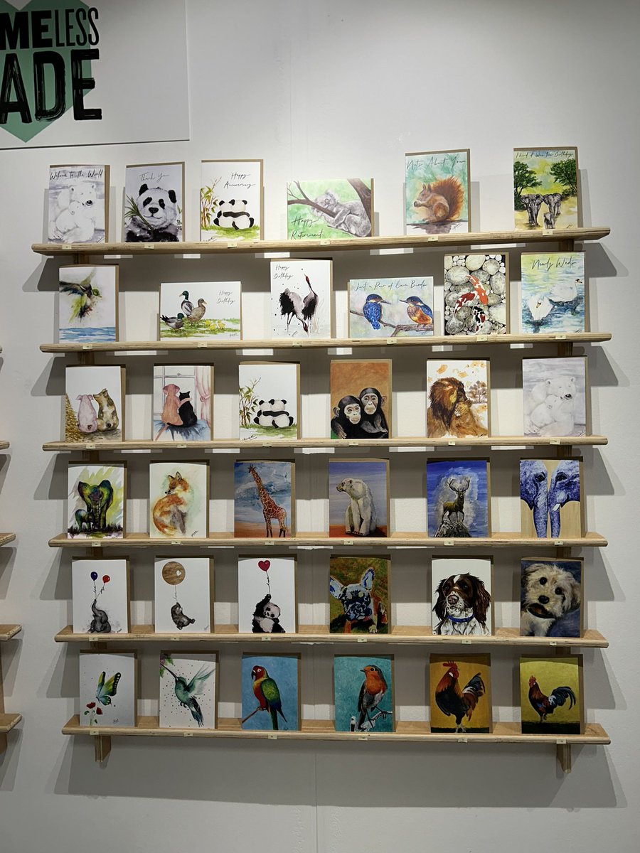 Good Morning <a href="/UKGiftHour/">UKGiftAM</a> 
One of the things rough sleepers say is the most difficult to deal with, is that they feel invisible.
So we are delighted our card range is ever expanding and that our artists talent can be showcased, they should never not be seen.