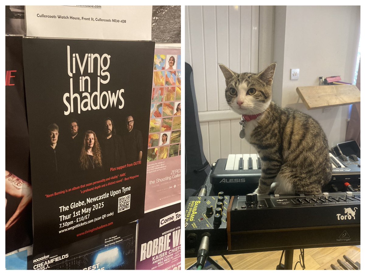 Rehearsals and gig poster distribution for 1st May <a href="/theglobene4/">The Globe, Newcastle</a>