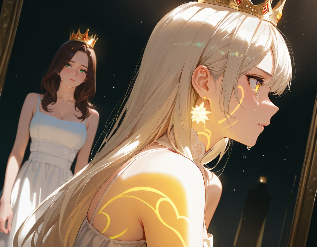 seliseliselia's tweet image. 王の娘たち「このままでは、対抗できる者がいても 助けを求める手段が無い…」
#AIイラスト #StableDiffusionWebUIForge #Illustrious
#魔王の娘 #ファンタジー #幻想