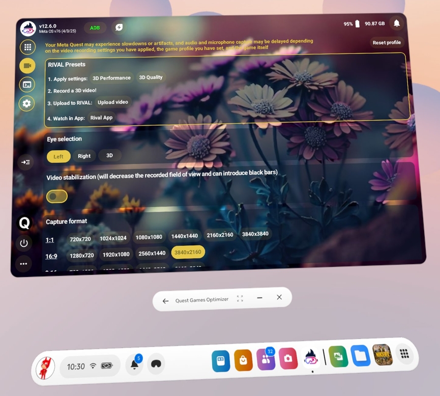 Anagan79's tweet image. Quest Games Optimizer v12.6.0 is available and brings new theme &amp;amp; color possibilities ! 🥳