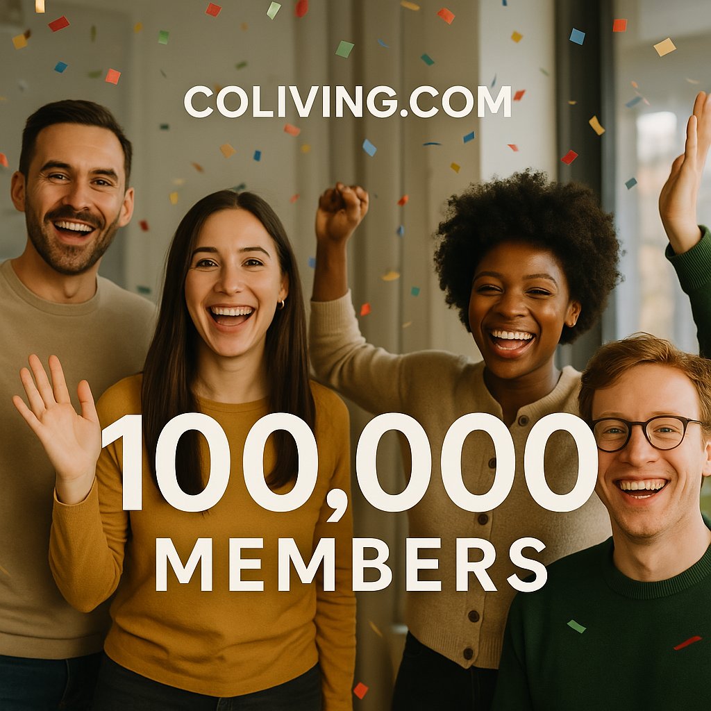 Celebrating 100,000 Members!
🎉Thrilled to share that we've reached a major milestone: 100,000 members have found their perfect coliving spaces around the world! Here's to more connections, vibrant communities, and redefining how the world lives—together!  #coliving #milestone