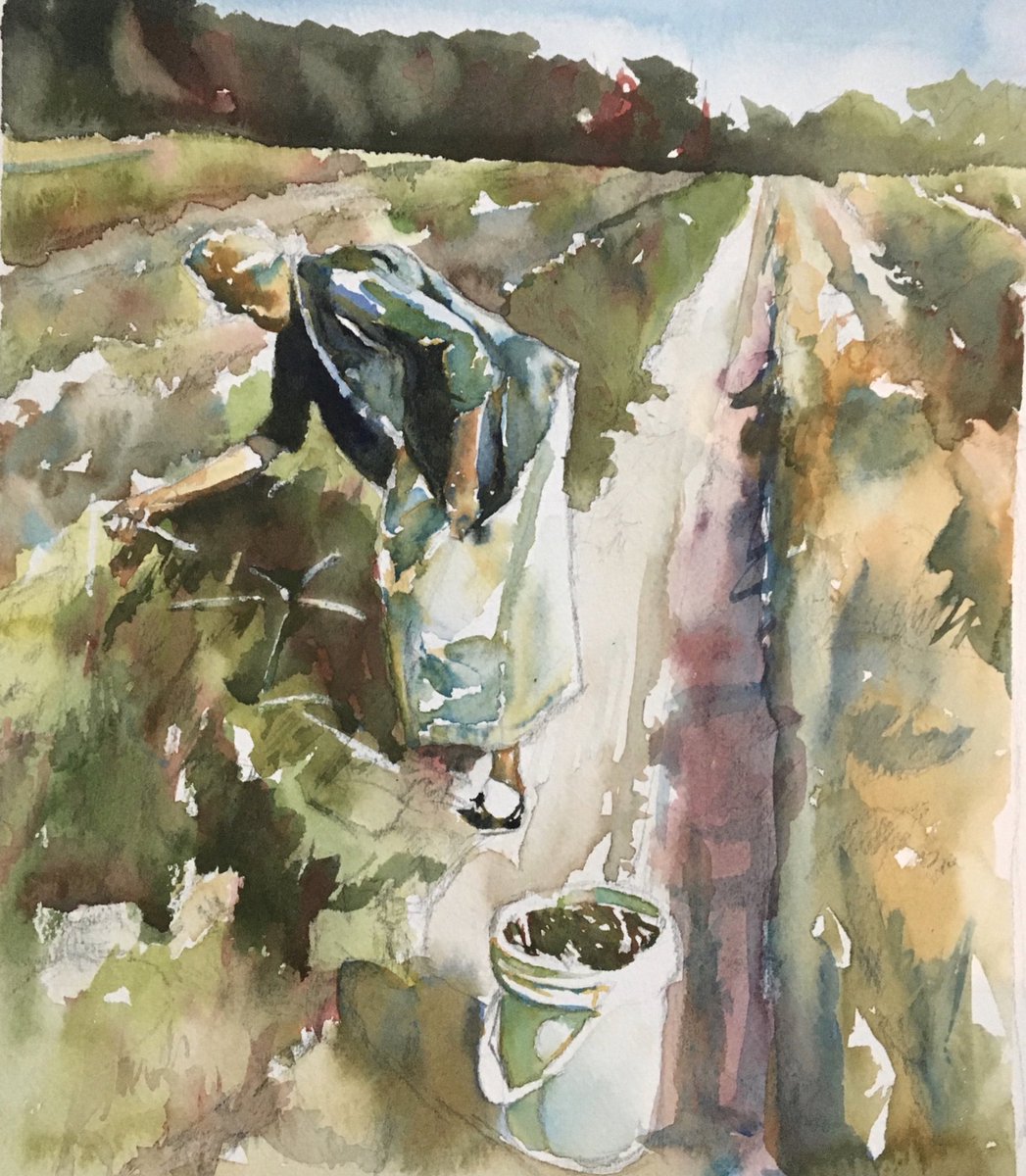 Painting of my grandma made without AI