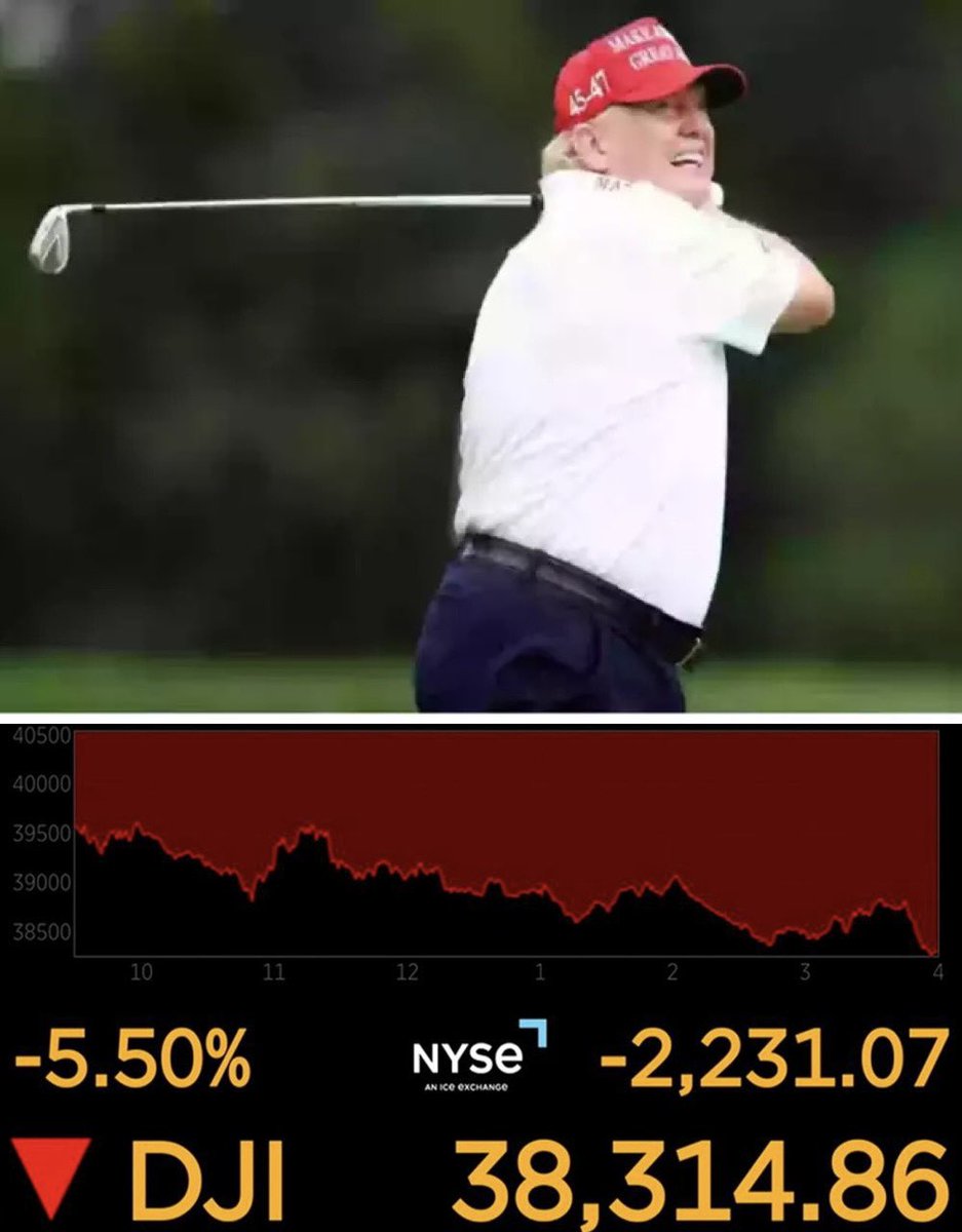 AvConsumer's tweet image. If @trump #trump wanted low numbers while playing golf… he got ‘em @HouseGOP @RpsAgainstTrump @SenateGOP #Republicans #Democrats