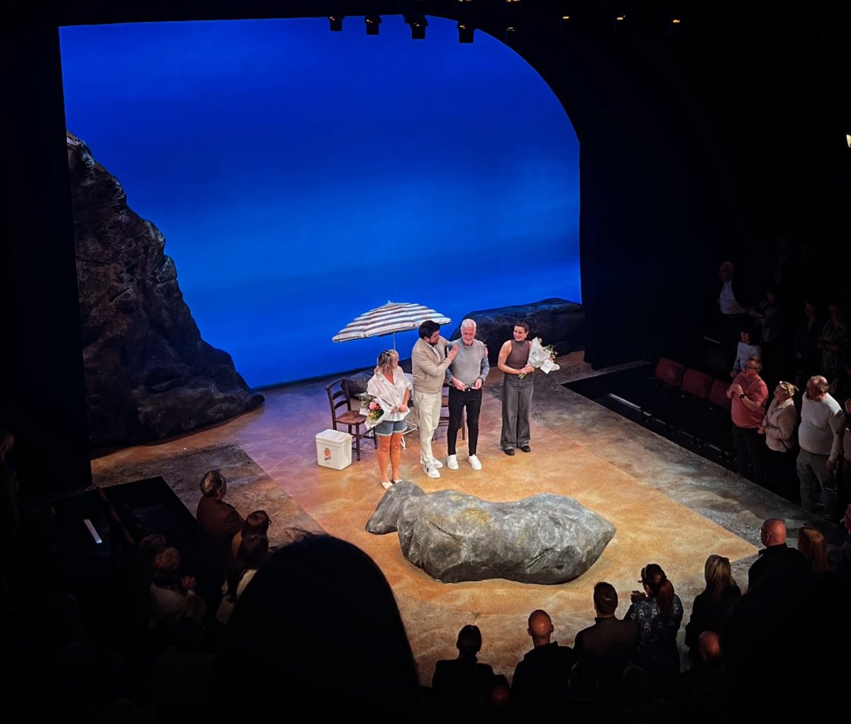 StephenFletchUK's tweet image. Last night's final curtain call with Willy Russell @LivEveryPlay