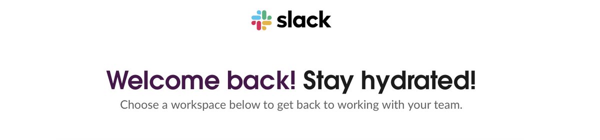 Noha_3abdo's tweet image. Getting back to work after vacation and Signing in again to slack to see this 👇

Haha nice copy 🫠 It&apos;s sunny already and we need to remember to stay hydrated.

@SlackHQ #uxwriting #uxcopy