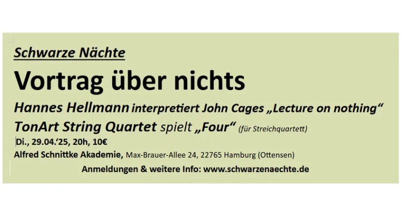 Schwarze Nächte: Folge 224 - 223 Folgen mit einer  Dauer von je ca. 2 1/2 Stunden...wer bei allen Folgen dabei war, hat über 550 unterhaltsame, spannende, interessante Stunden erlebt + es ist niemals zu spät neu einzusteigen
Anmeldungen +weitere Infos: schwarzenaechte.de/vorschau/