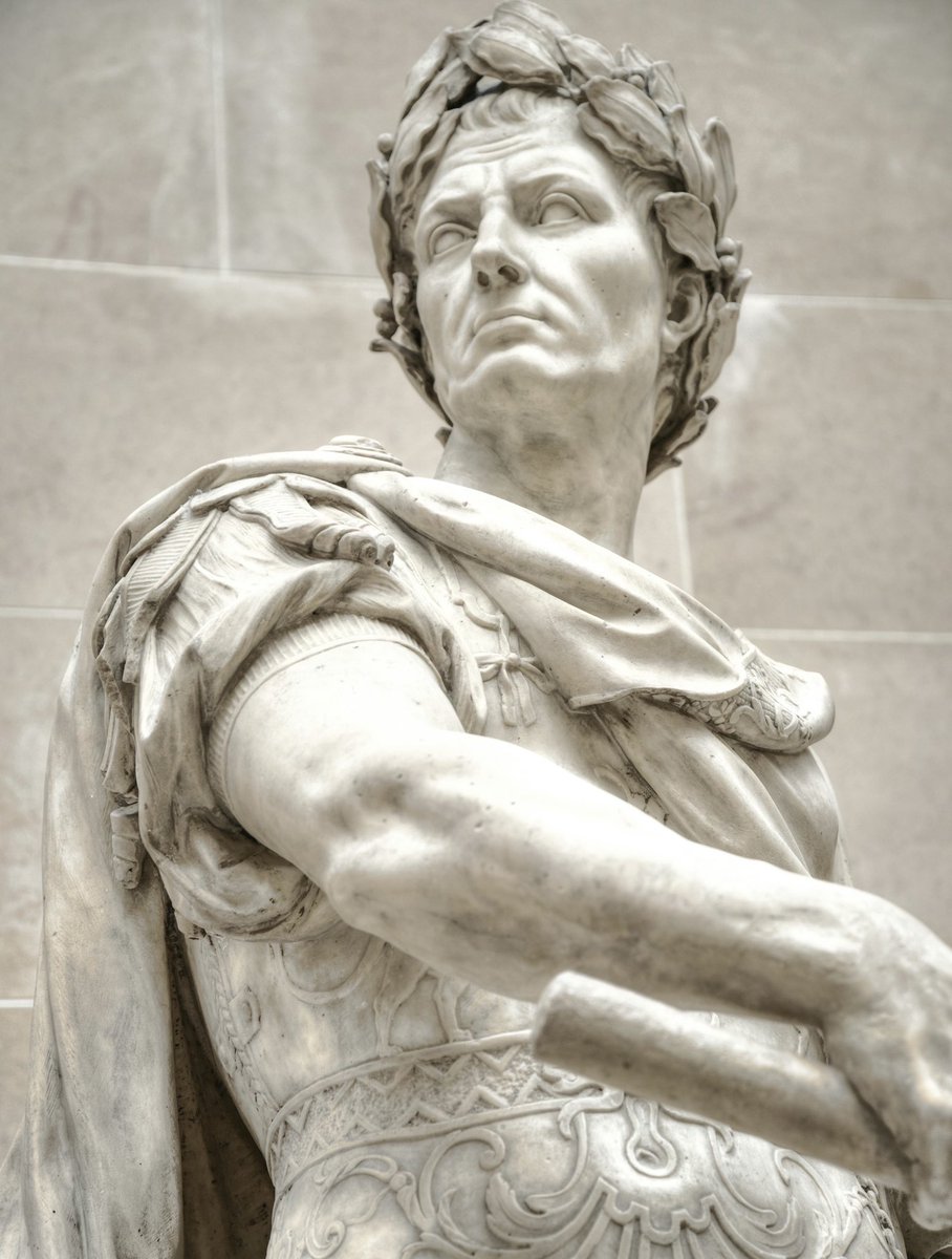 TodayinHistory's tweet photo. April 6, 46 BC: Julius Caesar decisively defeated Metellus Scipio and Cato the Younger at the Battle of Thapsus in Tunisia. Despite being outnumbered, Caesar's seasoned and experienced legions crushed Scipio and Cato, even neutralizing their war elephants. After the battle, Cato took his own life, and Caesar's control over Rome was significantly bolstered.