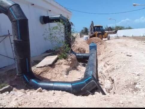 Continúan los trabajos en la hidrotecnia del Tanque de Turiguano ejecutada por Mipyme reparaciones hidráulicas becquer. Subcontratación de la UEB de Morón EMROH Cuito Cuanavales en la Unión está la fuerza.