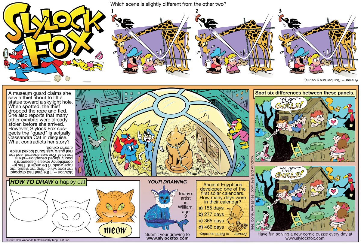 4/6/2025 Slylock Fox by Bob Weber Jr. and Scott Diggs Underwood
<a href="/ComicsKingdom/">Comics Kingdom</a>
