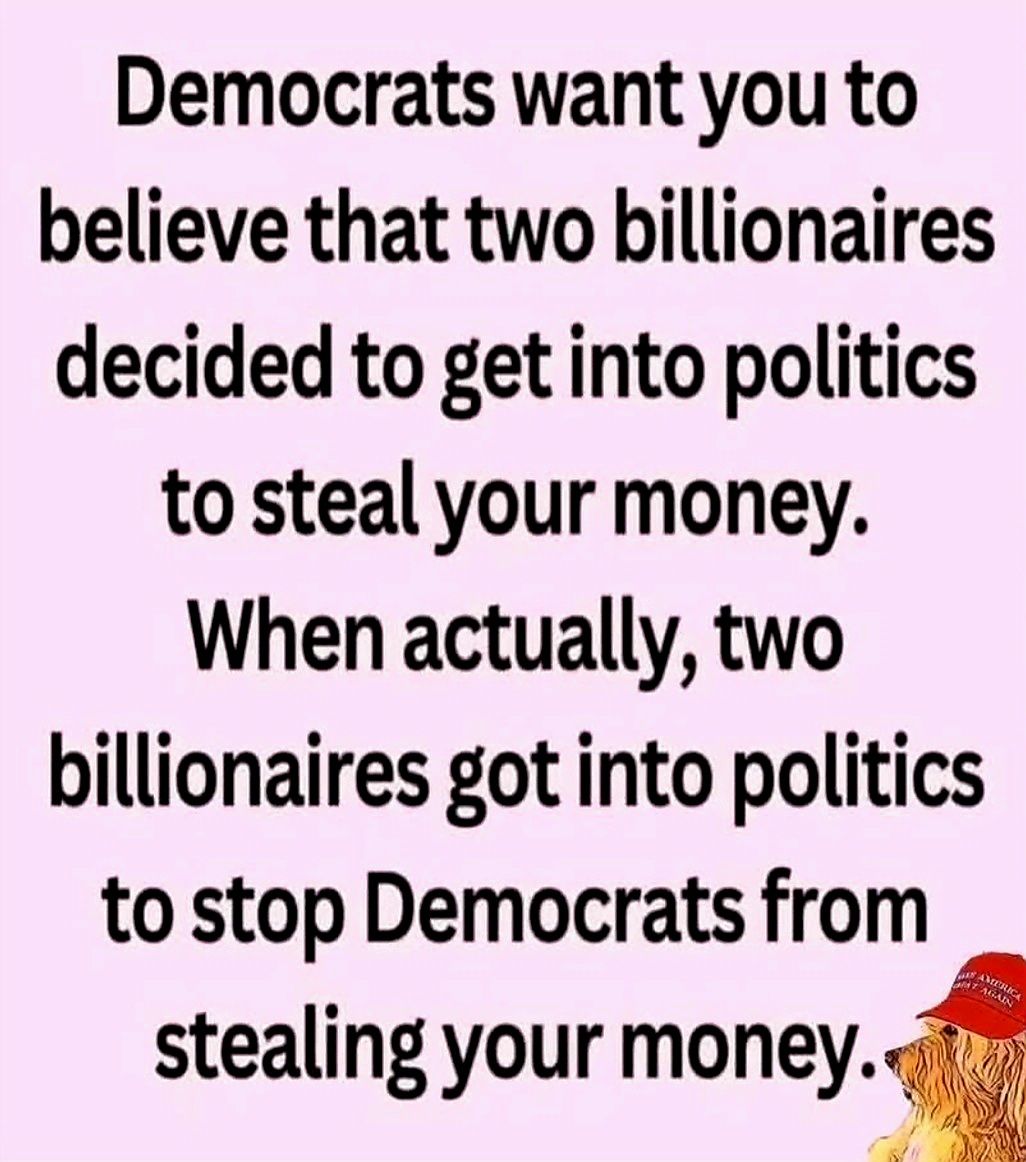 Wayne Dunlap (@wdunlap) on Twitter photo <a href="/EricLDaugh/">Eric Daugherty</a> Hands Off Protestsโฆ They are protesting for more fraud, waste, abuse, more open borders, more money to Ukraine, more hollowing out of the middle class, and more money printing.
WE KNOW THEY ARE PAID BY SOROS... or Just Plain Stupid! <a href="/EricLDaugh/">Eric Daugherty</a> Hands Off Protestsโฆ They are protesting for more fraud, waste, abuse, more open borders, more money to Ukraine, more hollowing out of the middle class, and more money printing.
WE KNOW THEY ARE PAID BY SOROS... or Just Plain Stupid!