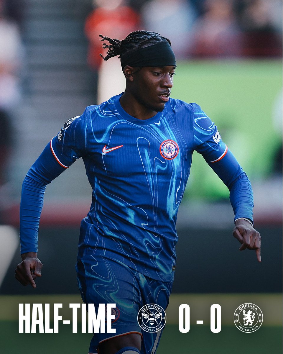 sentimentoAzul1's tweet photo. Final do primeiro tempo! Jogo fraco tecnicamente do Blues, o adversário teve as melhores oportunidades em erros do Chelsea, mas não conseguiu converter em gol, espero que o professor coloque alguns titulares para vencer o fraco time do Brentford e se manter no top4. #BRECHE 0-0 https://t.co/AUKsaMkPcP