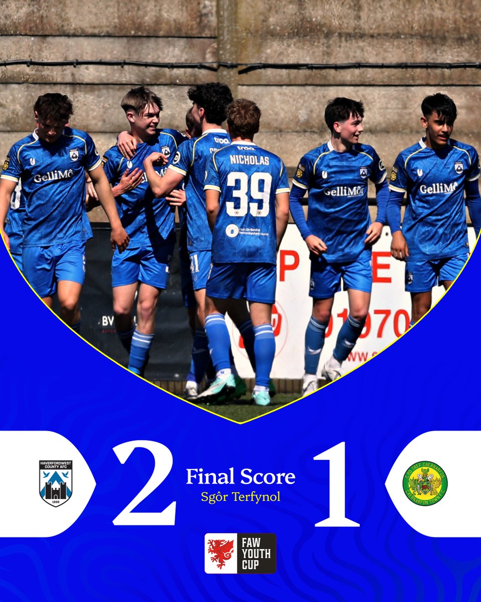 Haverfordwest County AFC have won the #FAWYouthCup! 💙🏆