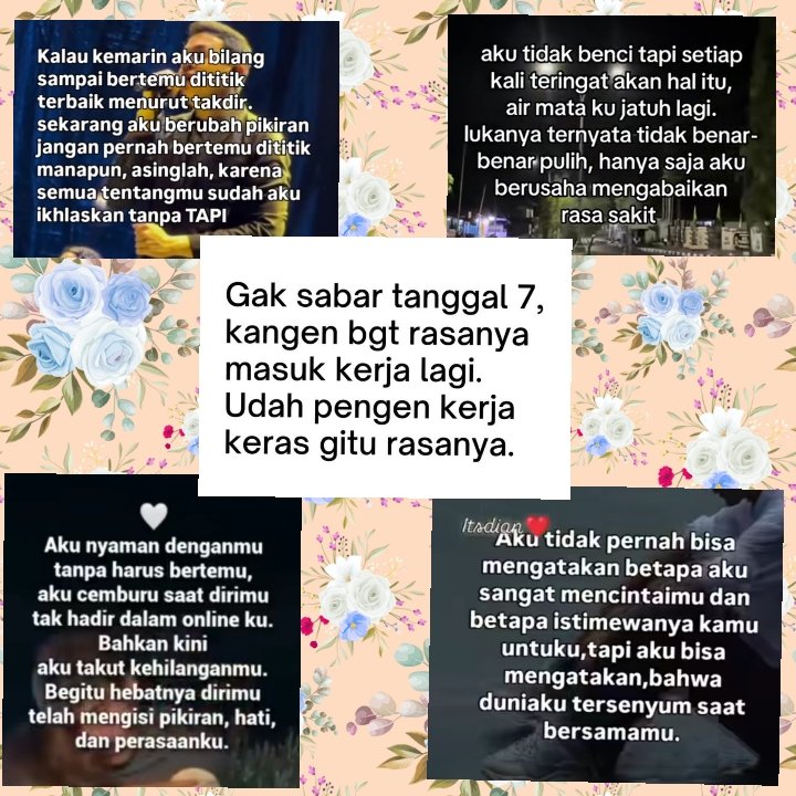 obrolan_putri29's tweet image. Meskipun besok bakalan dipertemukan lagi dengan
Segudang Aktivitas &amp;amp; Rutinitas seperti biasanya
Semoga senantiasa akan tetap selalu dalam lindungannya sekaligus selalu diberikan kesehatan
Karena atas izin &amp;amp; restu dari yg maha kuasa
#PAYPAW
#HopeWeekend
#HopeActivity
✊🏻🤲🏻🙏🏻🧐🙄