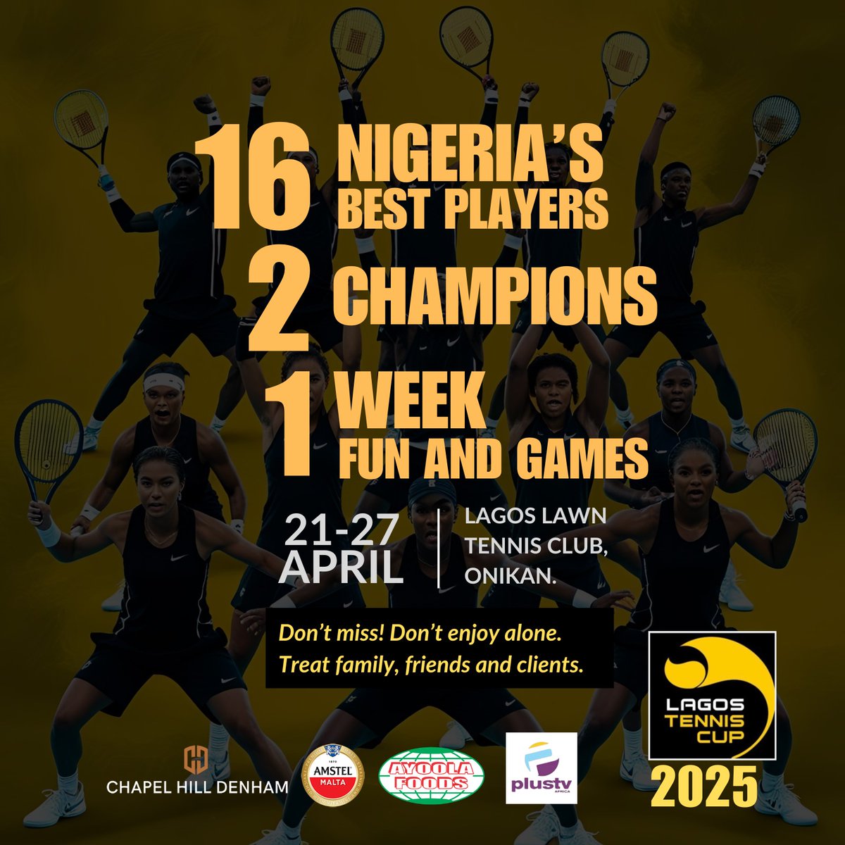 lagostenniscup's tweet photo. Building up to become the most competitive Nigerian tennis tournament. It's the third edition, expect bigger and better!
#LTCIII https://t.co/2IenrtitRO